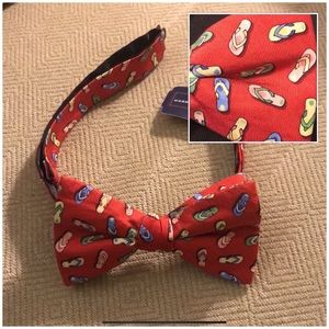 NEW Saddlebred Silk BOW TIE *Flip Flops Print* NWT